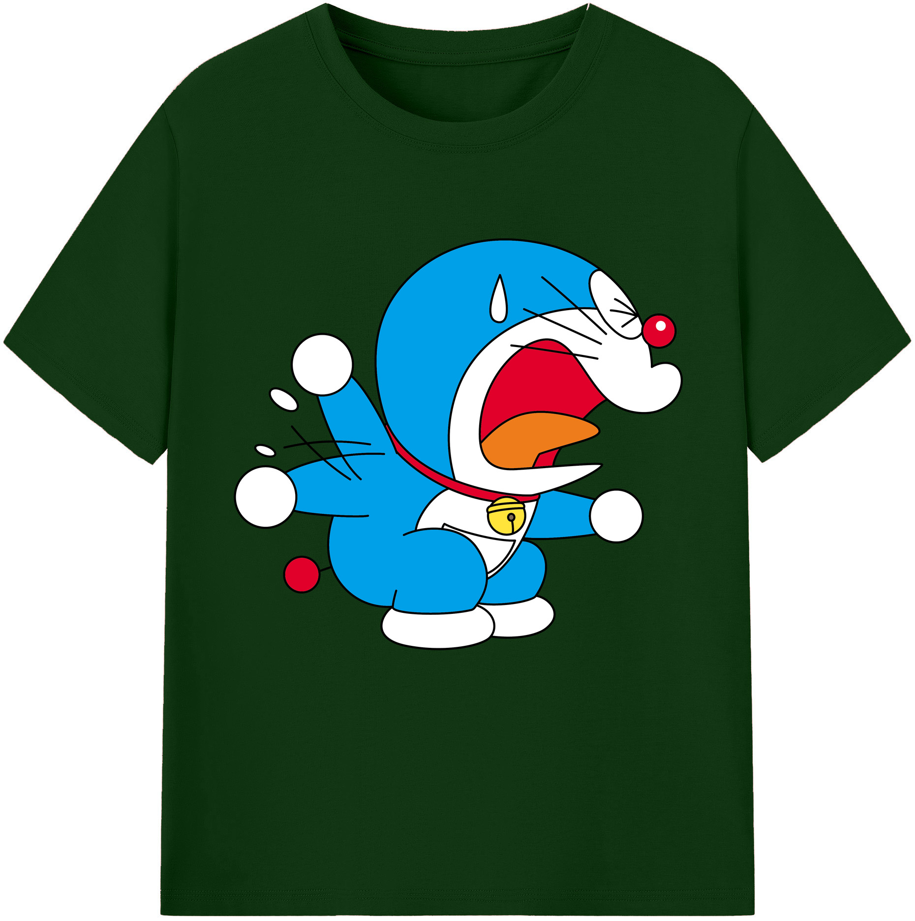 （画像用） ドラえもん Doraemon 綿100％半袖Tシャツ（フロントプリント）